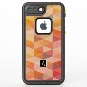 Soft Triangle Geometric Pattern   Monogrammed