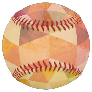 Soft Triangle Geometric Pattern Softball