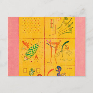 Soft Trifles, 1937 by Wassily Kandinsky Postcard