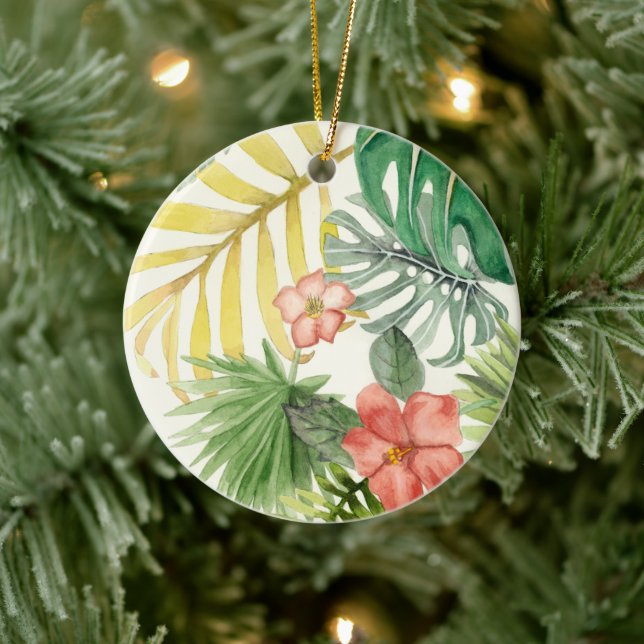 Soft Tropics Ceramic Tree Decoration (Tree)