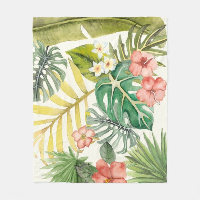 Soft Tropics Fleece Blanket (Front)