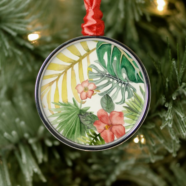 Soft Tropics Metal Tree Decoration (Tree)