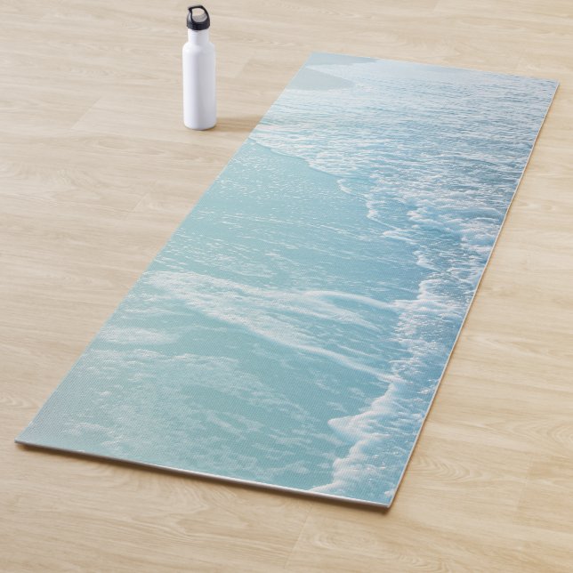 Soft Turquoise Ocean Dream Waves #2 #water #decor  Yoga Mat (In Situ)