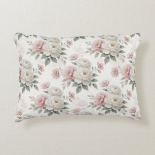 🌸 Soft Vintage Floral Garden Romantic Style 🌸 Decorative Cushion