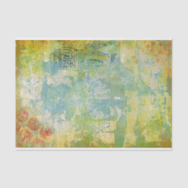 Soft Vintage Texture Tissue Paper (Front)