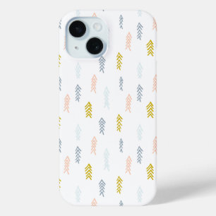 Soft Watercolor Chevron Pattern iPhone 15 Case