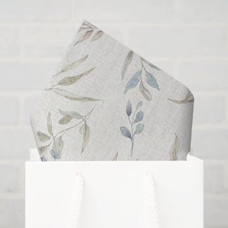 Soft Watercolor Eucalyptus Tissue Paper