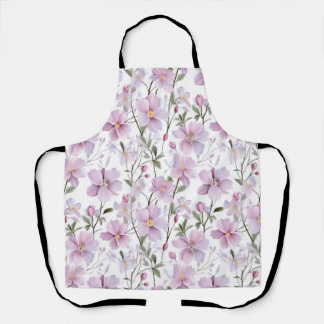 Soft Watercolor Floral  Apron