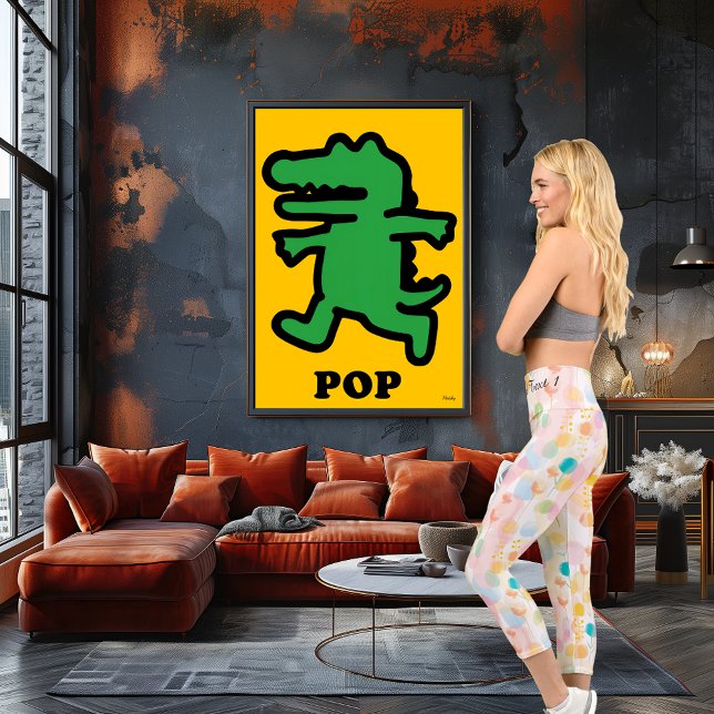 Soft Watercolor Floral – Pastel Botanical Abstract Capri Leggings (Creator Uploaded)