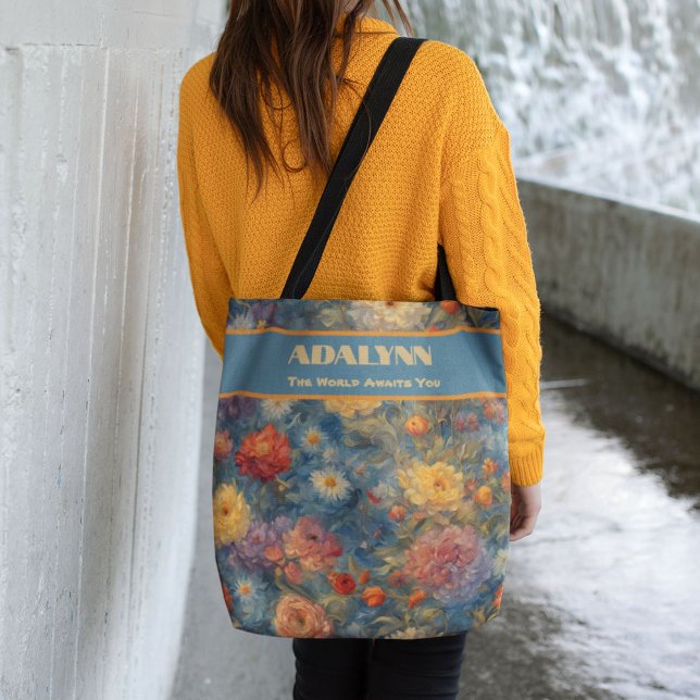 Soft Watercolor Graduation Gifts for Granddaughter Tote Bag (Soft Watercolor Graduation Gifts for Granddaughter)