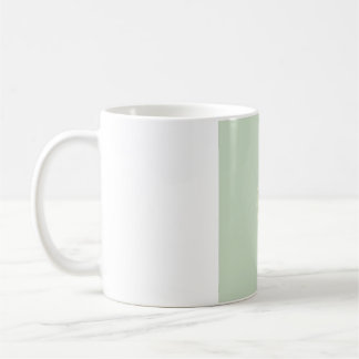 Soft Watercolor Moon Phase Mug - Muted Sage Green 