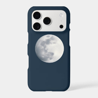 Soft Watercolor Moon Phase Phone Case - Deep Navy 