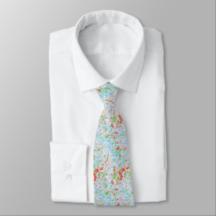Soft Watercolor Paisley Neck Tie