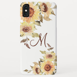 Soft Watercolor Sunflowers and Greenery Case-Mate iPhone Case