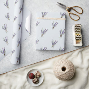 Soft Watercolour Lavender Wrapping Paper