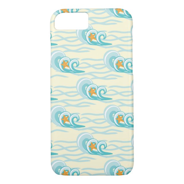 Soft Waves Pattern Case-Mate iPhone Case (Back)