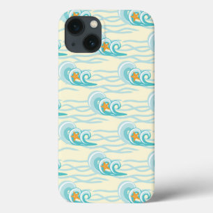 Soft Waves Pattern iPhone 13 Case