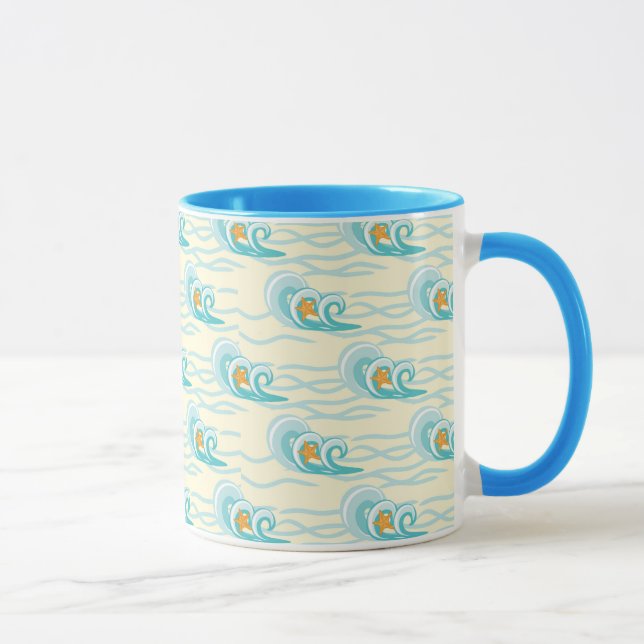 Soft Waves Pattern Mug (Right)