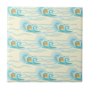Soft Waves Pattern Tile