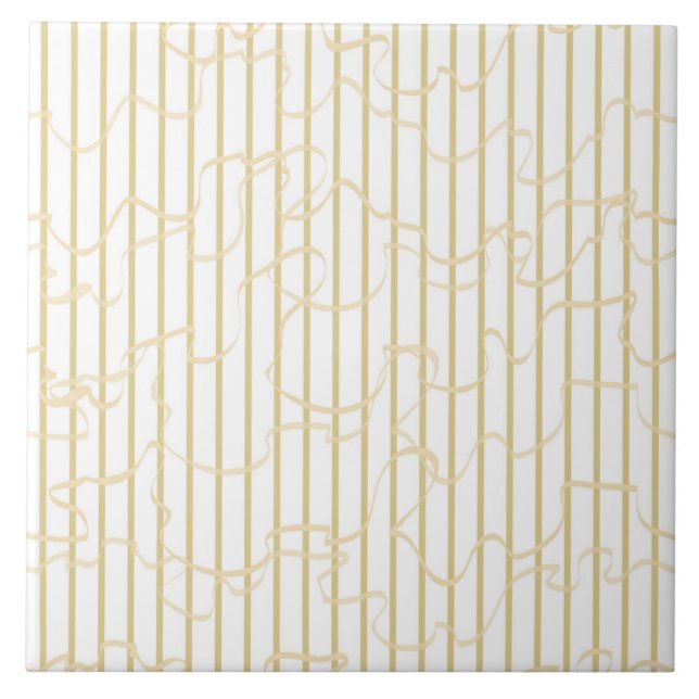 Soft Wavy Striped Tile (Front)