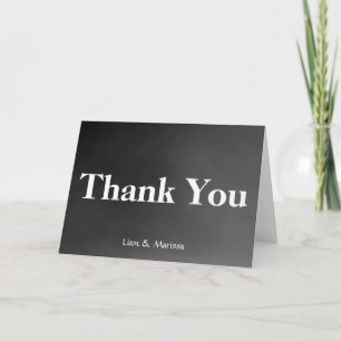 Soft Wedding Thank You Tropical Card