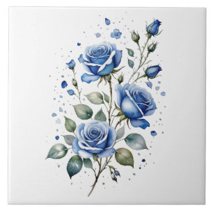 Soft Whisper Roses Tile
