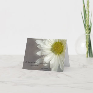 Soft White Daisy Thank You for Your Sympathy Card