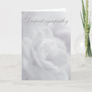 Soft white petals ... card