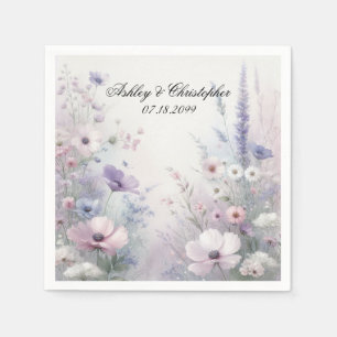 Soft Wildflower Meadow Daydreams Napkin