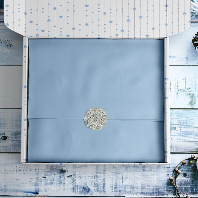 Soft Winter Blue Solid Tissue Paper (Creator Uploaded)