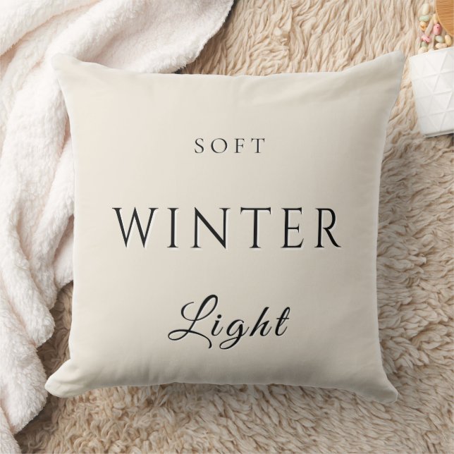 Soft Winter Light Cushion (Blanket)