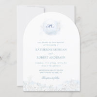 Soft Winter Touch Floral Elegant Wedding