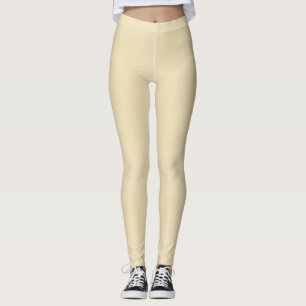 Soft Yellow Boho Leggings