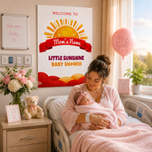 Soft Yellow Sun Baby Room Wall Visual