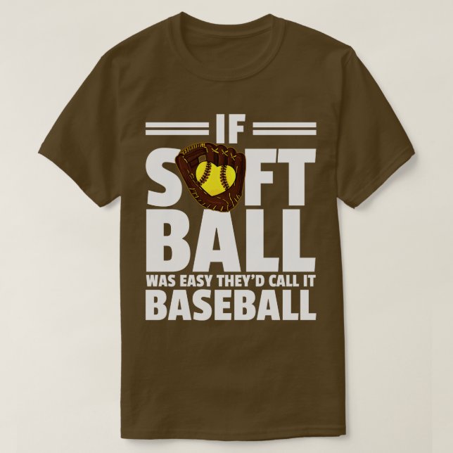 Softball 1 T-Shirt (Design Front)