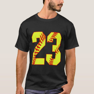 Softball 23 Fast Pitch Love Softball Mum Favourite T-Shirt