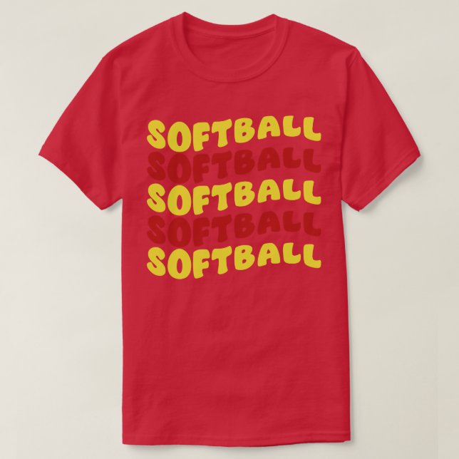 softball 5 T-Shirt (Design Front)