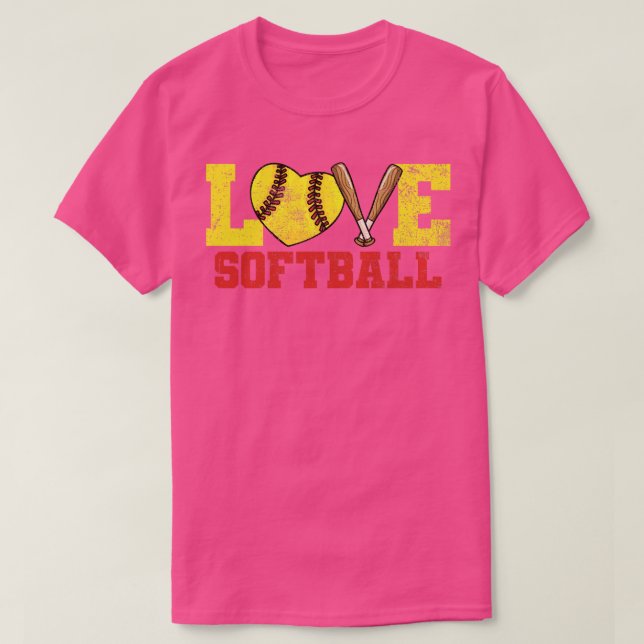 Softball 5 T-Shirt (Design Front)