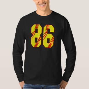 Softball 86 Fast Pitch Love Softball Mum Favourite T-Shirt