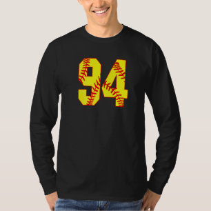 Softball 94 Fast Pitch Love Softball Mum Favourite T-Shirt