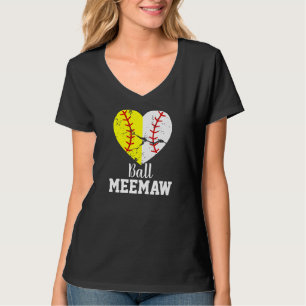 Softball and Baseball Meemaw Shirt