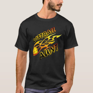Softball Aunt Happy Mother's Day Sport Aunt Birth T-Shirt