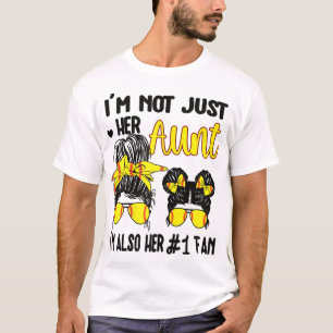 Softball Aunt Niece Fan Baseball Softball Auntie T-Shirt