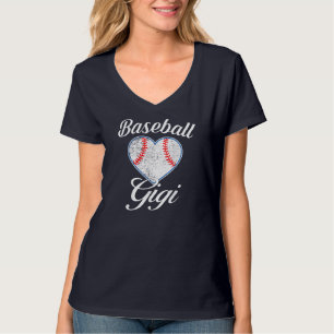 Softball Baseball Gigi Mothers Day For Gigi Mum Gr T-Shirt