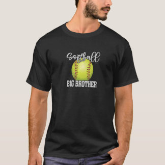 Softball Big Brother Vintage Softball Family Match T-Shirt