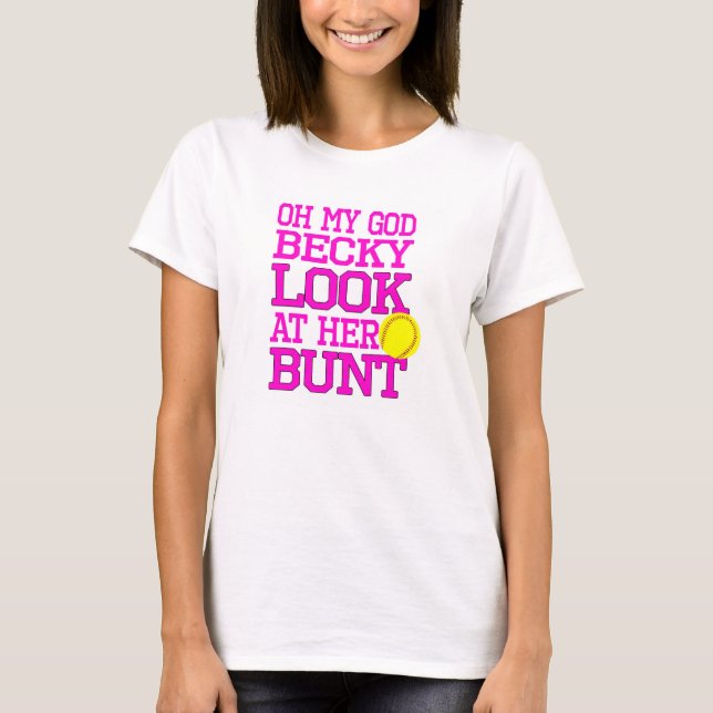 Softball Bunt T-shirt (Front)