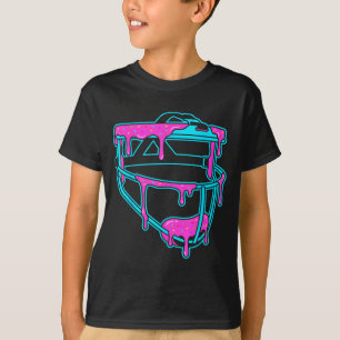 Softball Catcher Drip Ice Cream Mask Sprinkles Gam T-Shirt