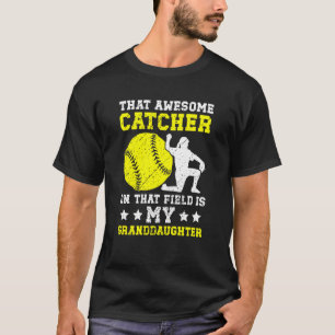 Softball Catcher Grandma Proud Softball Catcher Gr T-Shirt