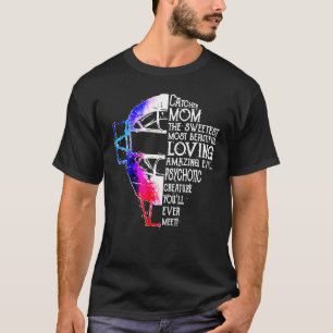 Softball Catcher-Mum The Sweetest Mother's Day Cos T-Shirt