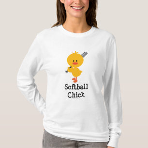 Softball Chick Hoodie T-Shirt